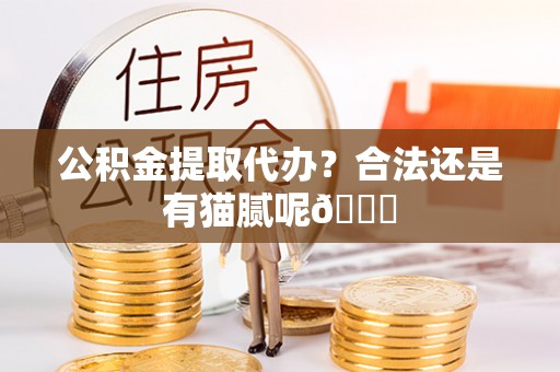 肥乡公积金提取代办？合法还是有猫腻呢😏